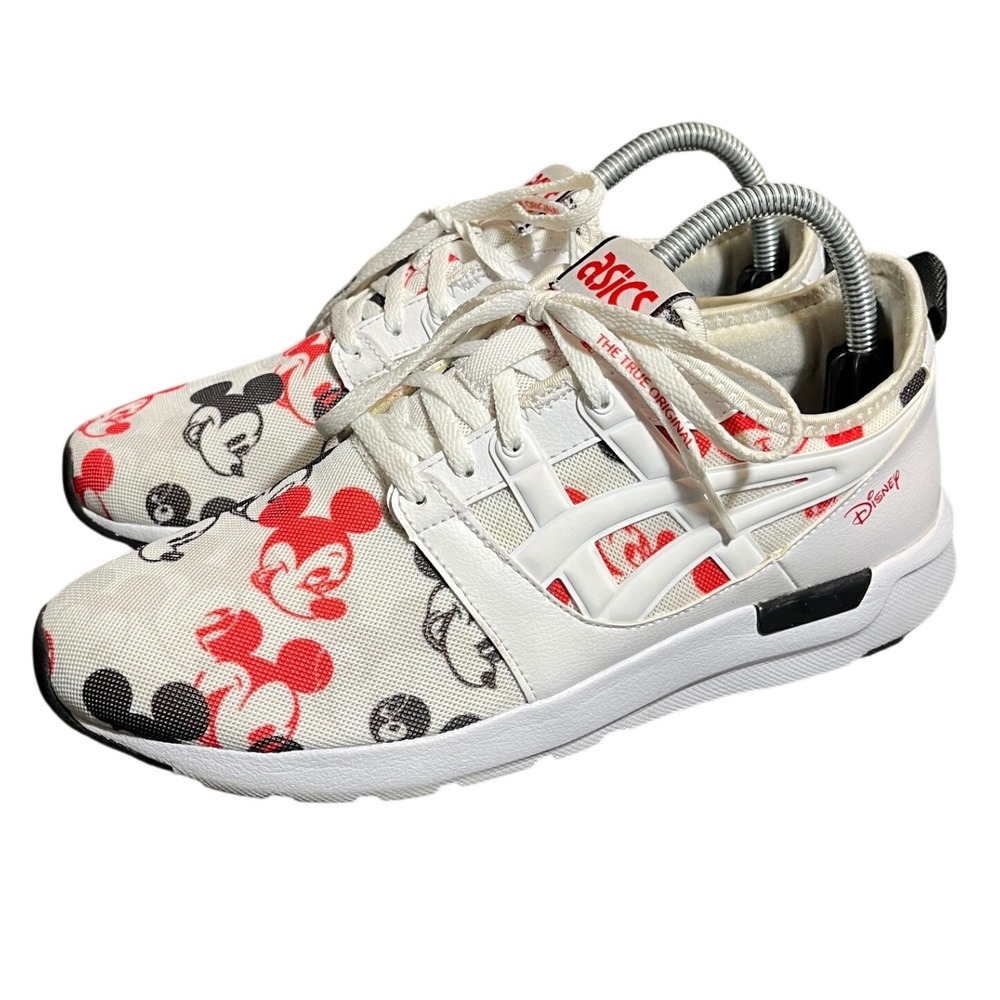 Asics Gel-Lyte Disney Mickey Mouse Sneakers 7Y Womens 8.5 White 90th Anniversary